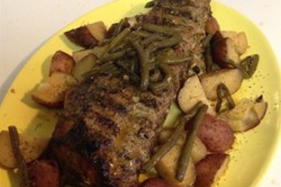 Slow Cooker Garlic and Herb Pork Tenderloin
