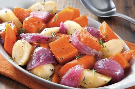 Slow-Cooker Glazed Root Vegetables