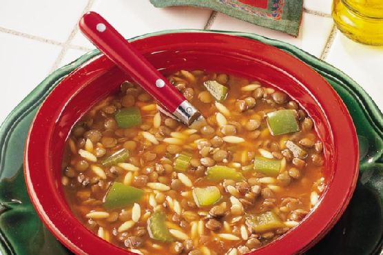 Slow-Cooker Lentil and Pasta Stew