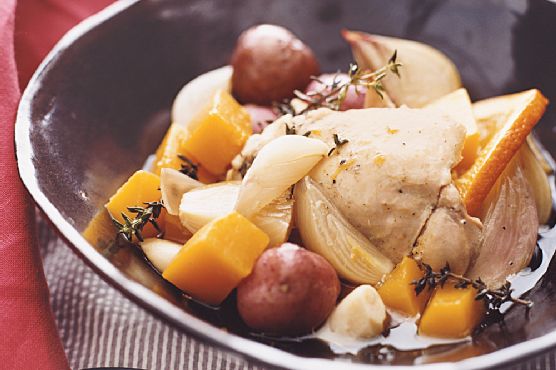 Slow-Cooker Orange Chicken with Potatoes