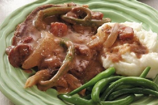 Slow-Cooker Salsa Swiss Steak