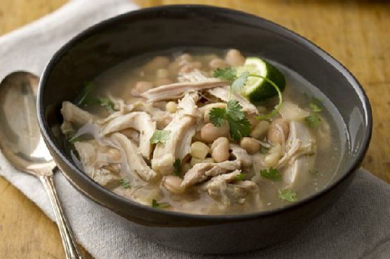 Slow-Cooker Spicy White Chicken Chili