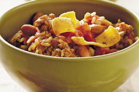 Slow-Cooker Turkey and Brown Rice Chili