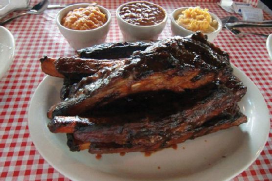 Smoked Bison Back Ribs