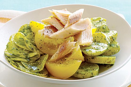 Smoked Trout and Veggie Salad