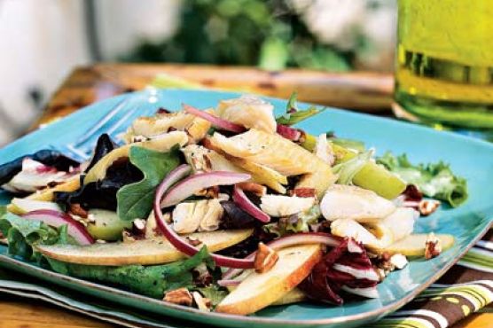 Smoked Trout Salad with Apples and Pecans