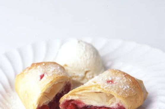 Sour Cherry Strudels