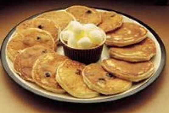 Sour Cream-Blueberry Pancakes