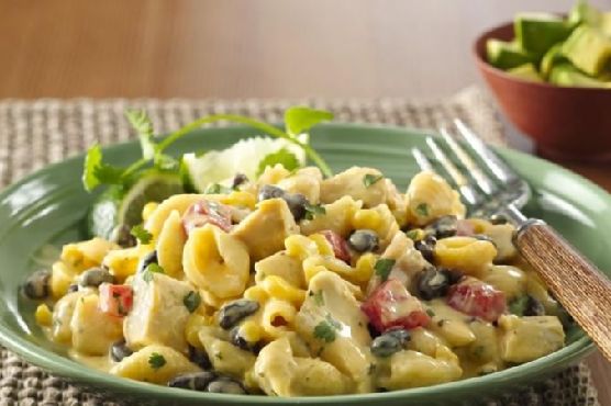 Southwestern Cheddar Chicken Pasta