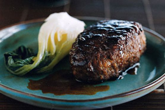 Soy-Glazed Beef Burger
