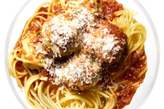 Spaghetti with Turkey Meatballs