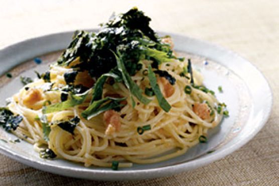 Spaghettini with Fish Roe Dressing