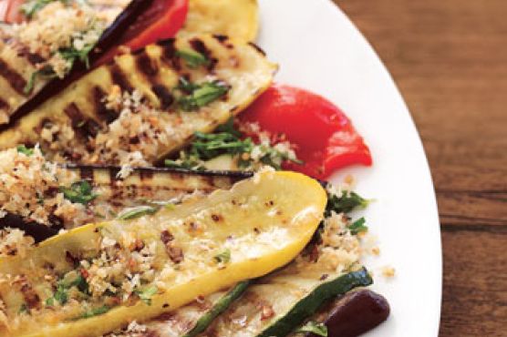 Spanish-Style Grilled Vegetables with Breadcrumb Picada