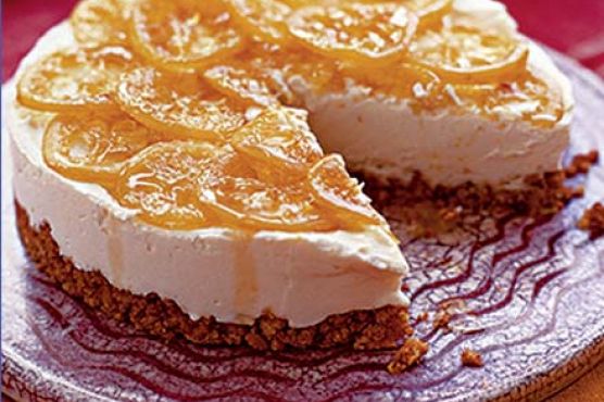 Sparkling lemon & amaretti ice