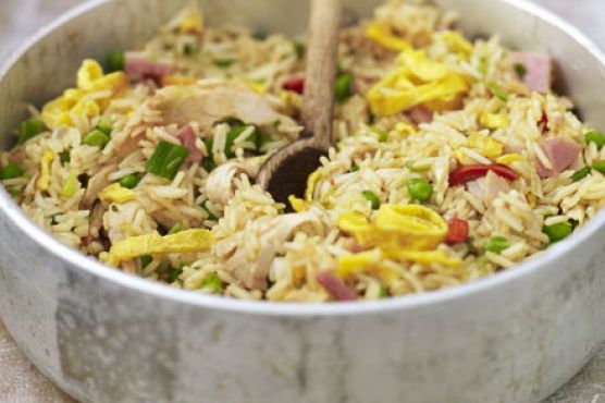 Speedy spicy turkey rice