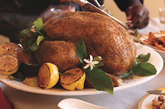 Spice-Rubbed Turkey with Cognac Gravy