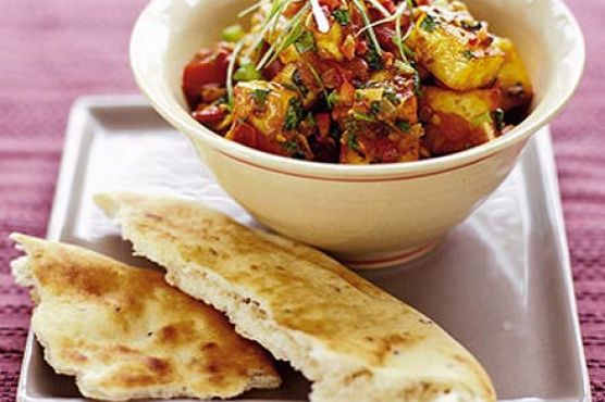 Spiced paneer