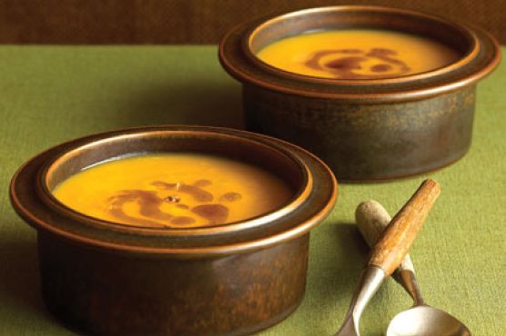 Spiced Pumpkin Soup with Ginger Browned Butter