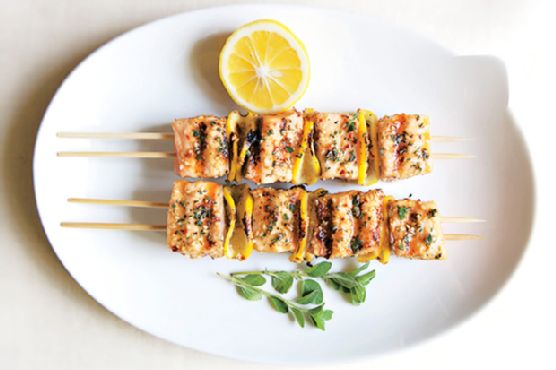 Spiced Salmon Kebabs