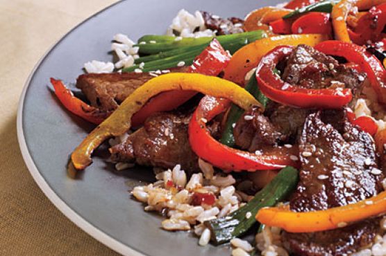 Spicy Beef and Bell Pepper Stir-Fry