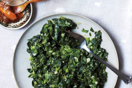 Spicy Sautéed Spinach