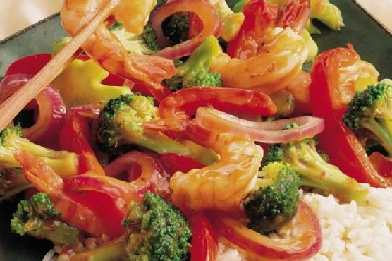 Spicy Shrimp and Broccoli