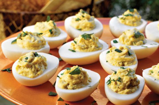 Spicy Southwestern Deviled Eggs
