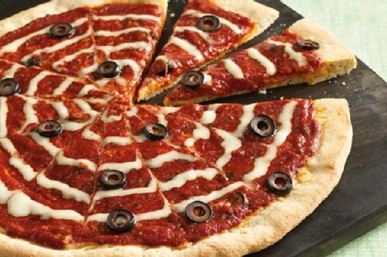 Spooky Spiderweb Pizza