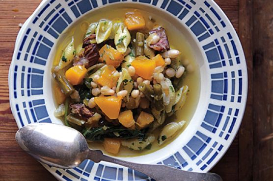 Squash and Bean Minestrone