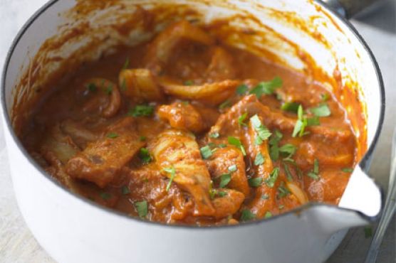 Squid with brandy & cream
