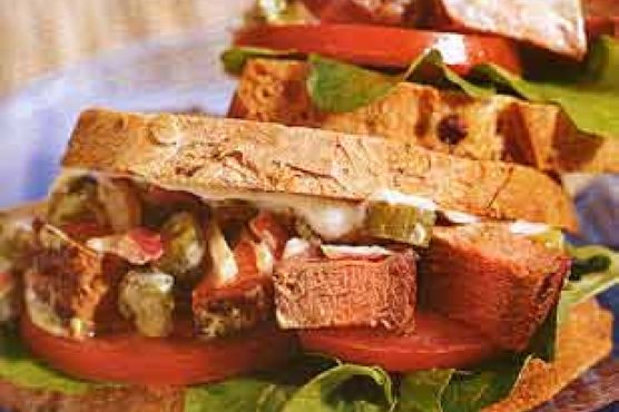 Steak Salad Sandwiches with Capers