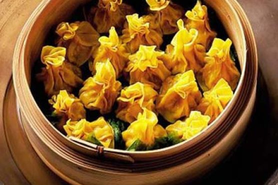 Steamed pork & prawn wontons