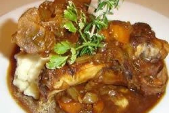 Stout-Braised Lamb Shanks