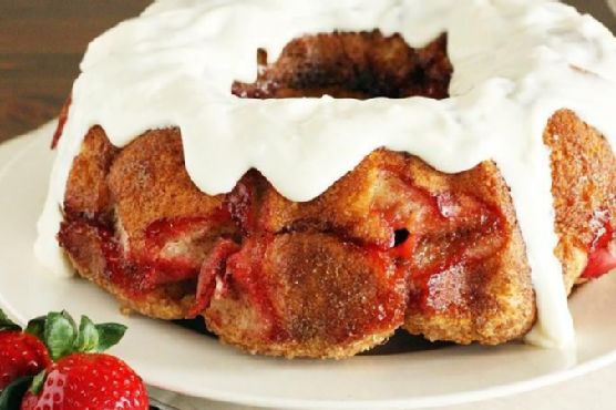 Strawberry Cream Cheese Monkey Bread
