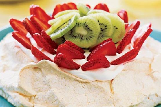 Strawberry-Kiwi Pavlova