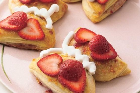 Strawberry-Orange Butterfly Biscuits