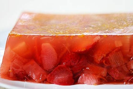 Strawberry Rhubarb Terrine