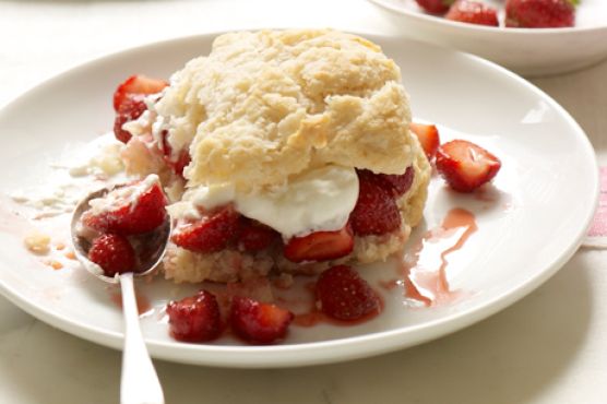 Strawberry Shortcake with Buttermilk Biscuits
