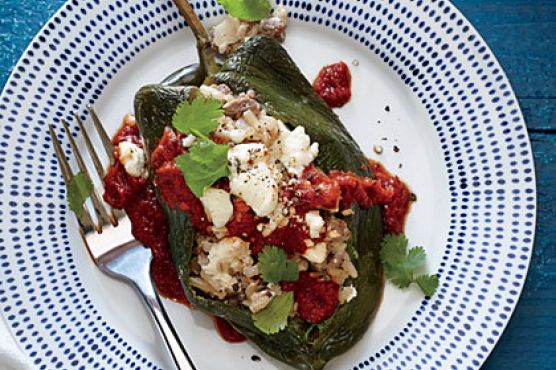 Stuffed Poblano Peppers