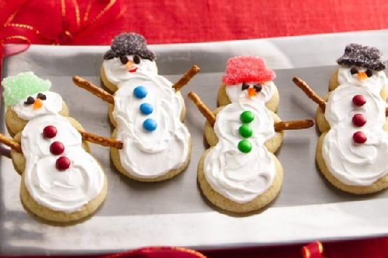 Sugar Cookie Snowmen