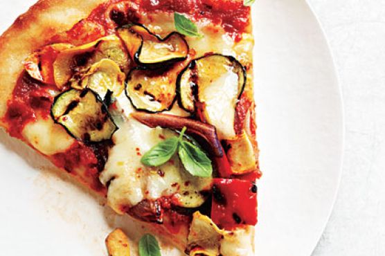 Summer Grilled Vegetable Pizza