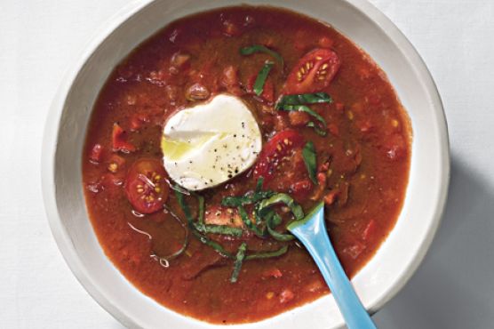 Summer Tomato and Bell Pepper Soup