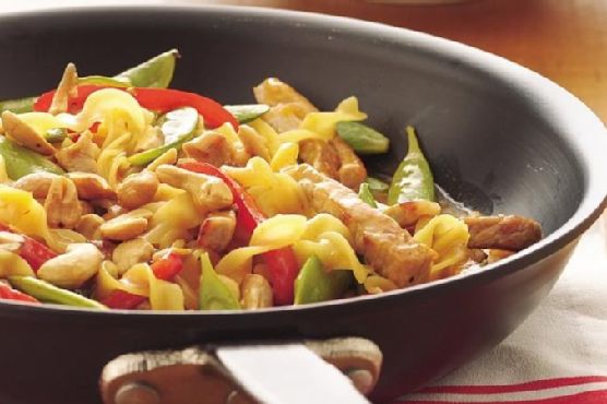 Sweet and Sour Noodles and Pork