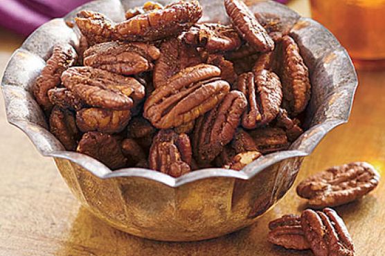 Sweet and Spicy Roasted Pecans