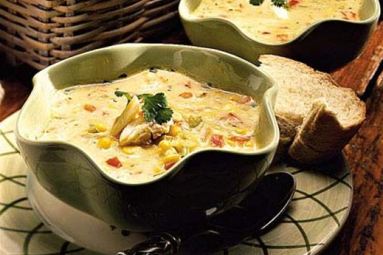 Sweet Corn Soup with Crab