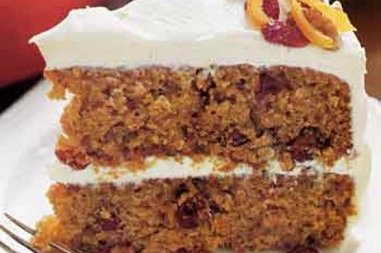 Sweet-Potato Layer Cake with Orange-Cream Cheese Frosting