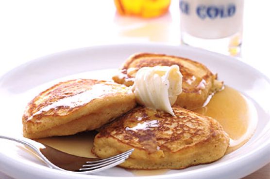 Sweet-Potato Pancakes with Honey-Cinnamon Butter