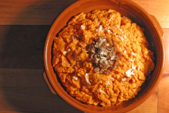 Sweet Potatoes, French Onion Style