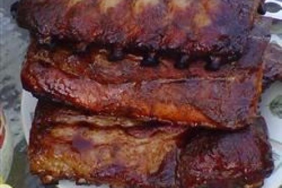 Sweet Smoked Pork Ribs
