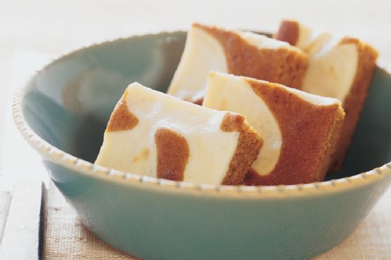 Swirled Pumpkin-Cream Cheese Bars